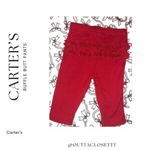 🤍SOLD🤍Carter’s ruffle butt pants
